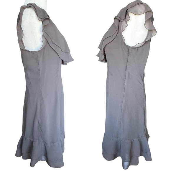 Tulle Ruffle Mini Dress Sz S - Picture 4 of 16